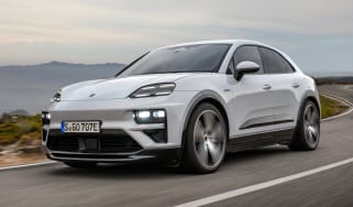 Porsche Macan EV - front action